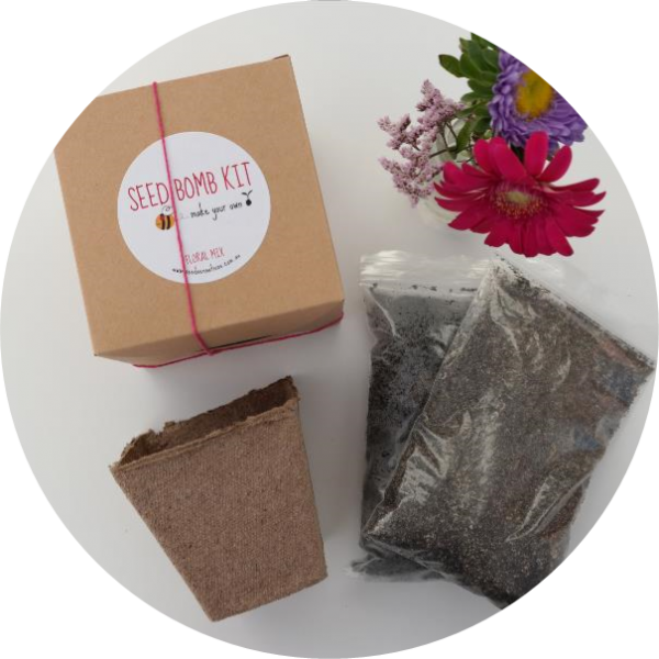 – Seed Bomb Kit – <br> Floral mix